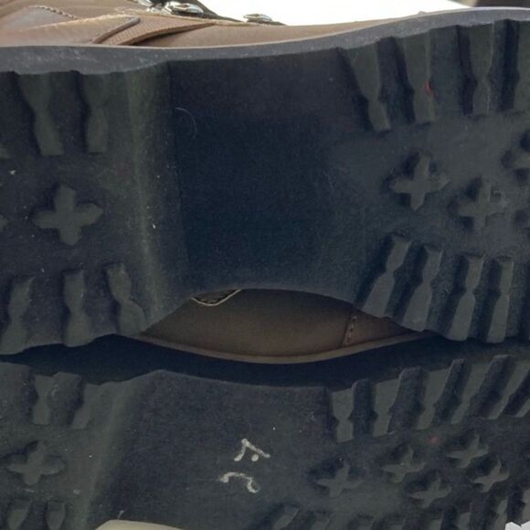 Nautical Brown Lace up Boots Size 8.5 - Picture 7 of 8